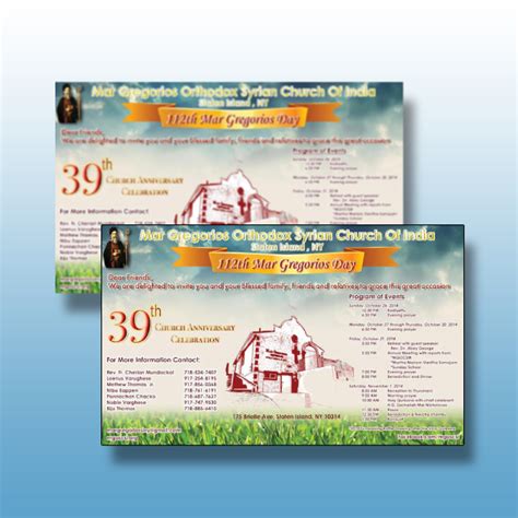 Church Anniversary Program - 9+ Examples, Photoshop, Illustrator, Word ...