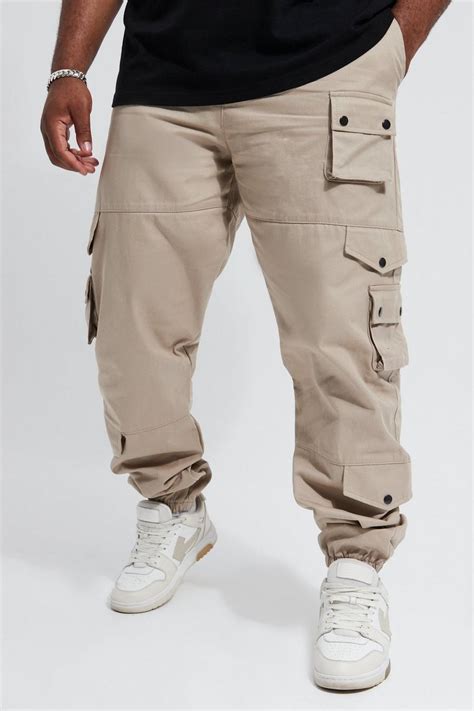 Plus Multi Pocket Cargo Trouser Boohoo