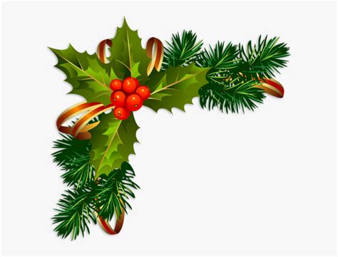 Clipart Guirlande Noel Gratuit Frame For Christmas Png Transparent