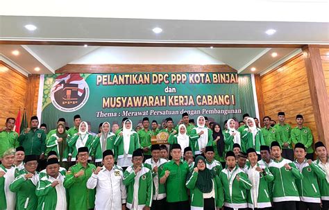 Kepengurusan DPC PPP Kota Binjai Periode 2021 2026 Resmi Dilantik