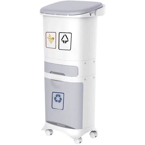 Poubelle De L Armoire Trash Can New Home 1 2 3 Couche Tri Poubelle