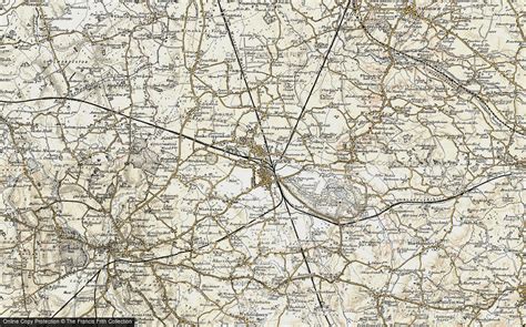 Historic Ordnance Survey Map Of Crewe 1902 1903
