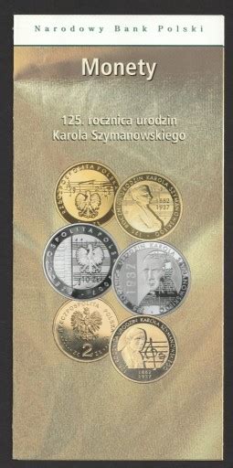 Folder Do Monety Polska Karol Szymanowski D Licytacja Na Allegro