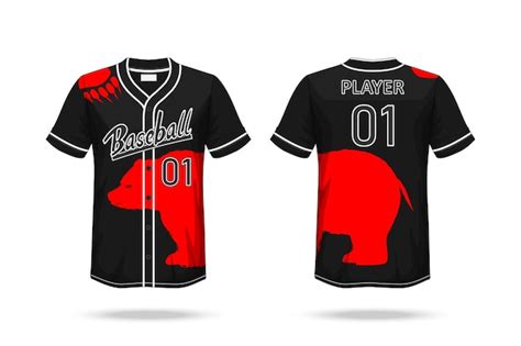 Premium Vector | Specification baseball t-shirt mockup