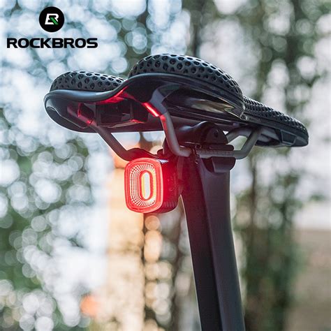 Ph Deliveryrockbros Bike Smart Taillight Type C Rechargeable Ipx