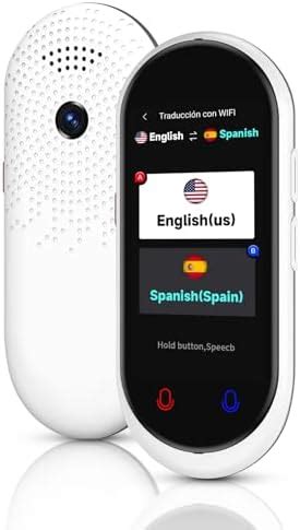 Dispositivo de traductor de idiomas traductor instantáneo sin