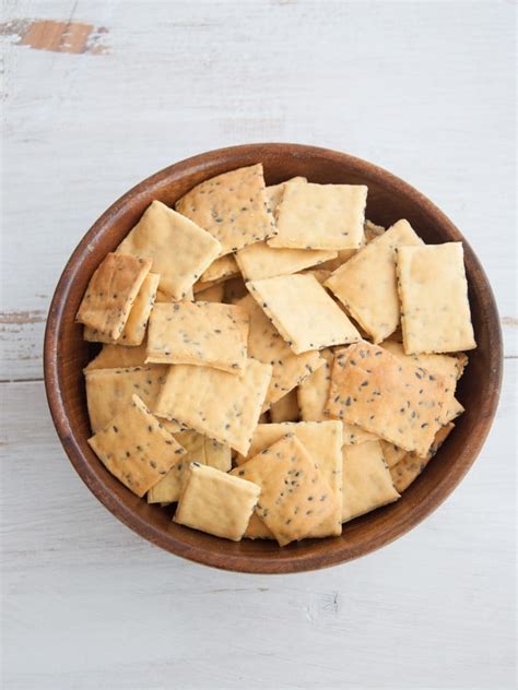 Gluten Free Chickpea Crackers Recipe Elephantastic Vegan