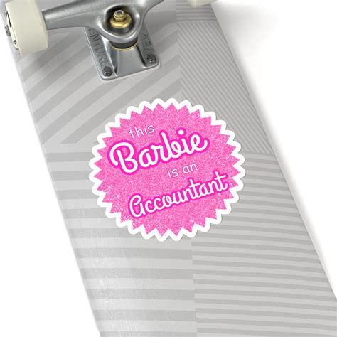 This Barbie Is An Accountant Sticker Etsy