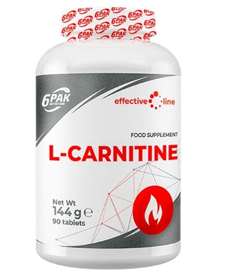L - Carnitine 90 tableta - 6PAK Nutrition - Proteka