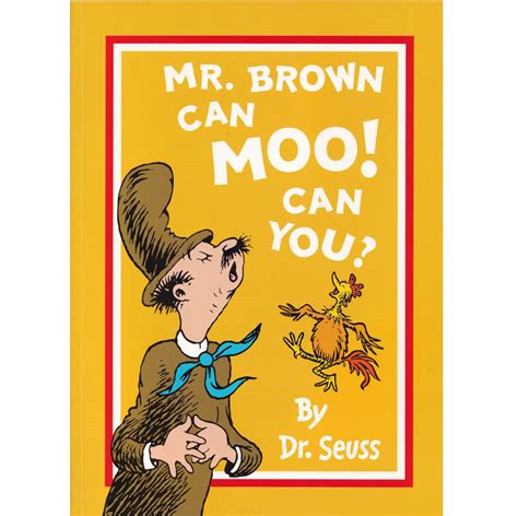 Dr Seuss Mr Brown Can Moo Can You The Book Box