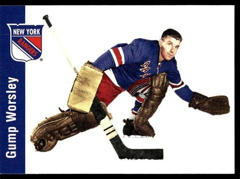 1994 Parkhurst Missing Link 1956 57 92 Gump Worsley New York Rangers