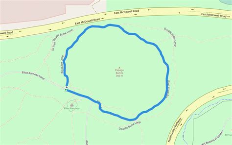Papago Park in Arizona | Walking Map