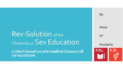 Rethinking Sex Ed Thailand
