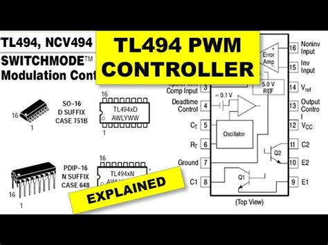 TL494 PWM Controller IC Pinout Datasheet Features 55 OFF