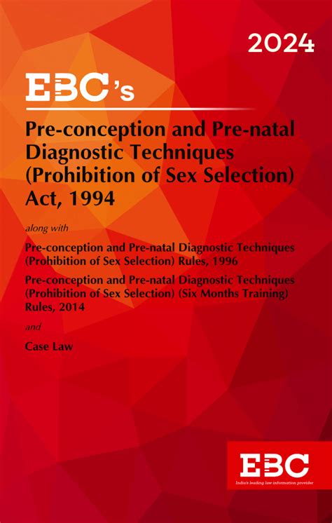 Pre Conception And Pre Natal Diagnostic Techniques Prohibition Of Sex