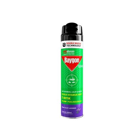 Baygon Aerosol Silky Lavender 600 Ml Indonesia Distribution Hub