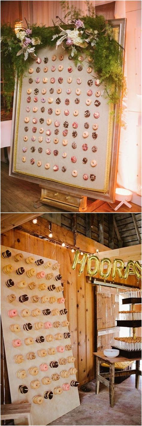 20 Adorable Wedding Donut Bar Ideas 2024 Wedding Donuts Donut Wall