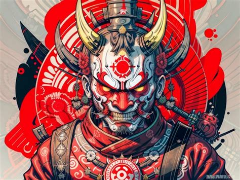 Premium Ai Image Hannya Style Mask From 0mib Illustrator Masterpiece
