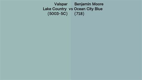 Valspar Lake Country C Vs Benjamin Moore Ocean City Blue