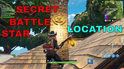 Week 3 Secret Battle Star Location Fortnite Battle Royale Season 6 Youtube