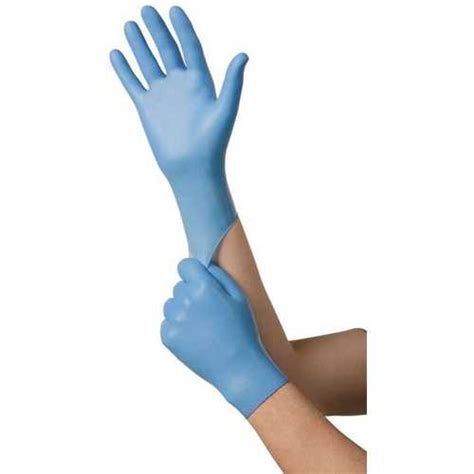 Ambitex Nmd400 Medium Royal Blue Nitrile Powder Free Select Exam Gloves