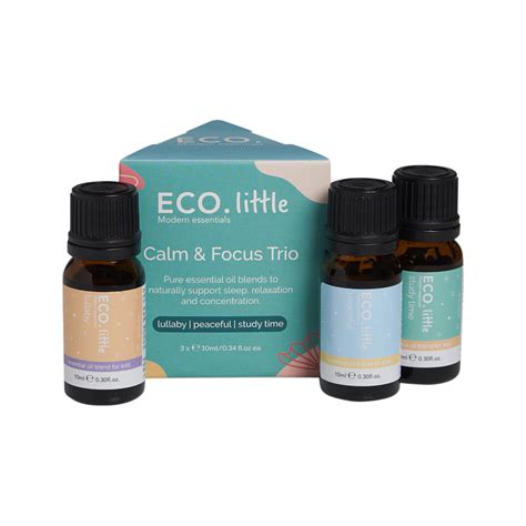 Eco Modern Essentials Little Essential Oil Trio Calm And Focus 10ml X 3 — Health Freek