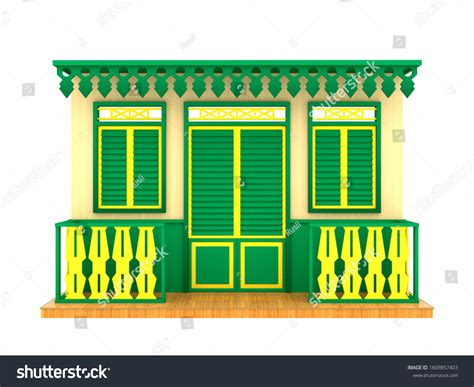 backdrop rumah betawi  koleksi gambar