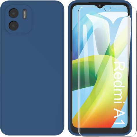 Mikulle Silicone Coque Pour Xiaomi Redmi A Redmi A G Avec Verre