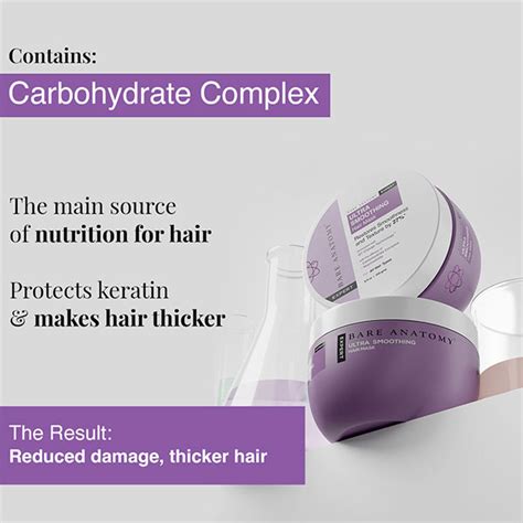 Buy Bare Anatomy Expert Ultra Smoothing Hair Mask 250 Gm Online At Best Price Hair Masks And Packs