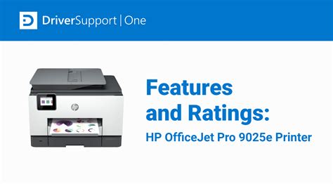 Features and Ratings: HP OfficeJet Pro 9025e Printer