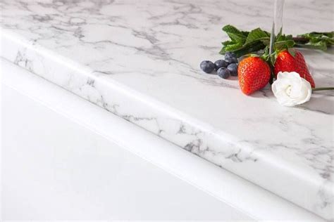 Marble Laminate Worktop 3000 X 600 X 38mm Marble Effect Kitchen Worktop Calcutta Marble Count