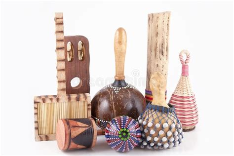 several different types of wooden toys on a white background