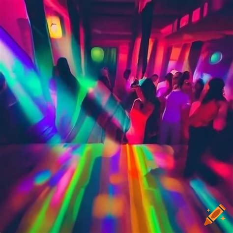 Vibrant Crowded Dance Floor In A Club On Craiyon