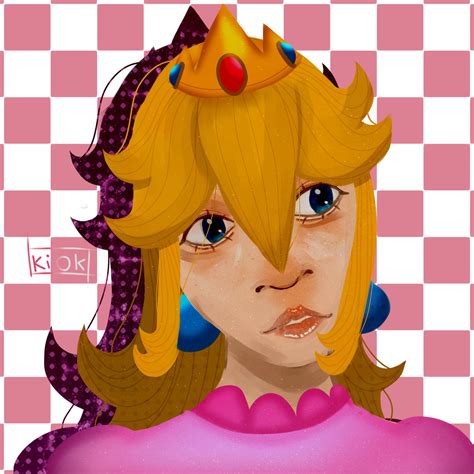 Princess Peach Fan art by kiokiqw on DeviantArt