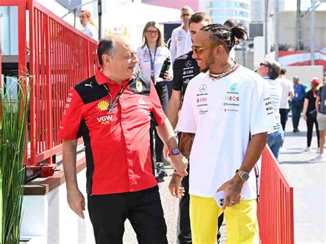 Fred Vasseur Claims That Information About Lewis Hamilton S Unexpected