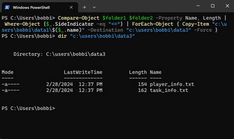 How To Compare Two Folders In Powershell With Example Collecting Wisdom