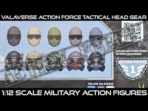 Valaverse Action Force Series 4 Tactical Head Gear Pack Valaverse