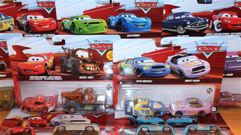 Mattel Disney Cars 2022 2 Pack Case L Unboxing Crusty Rotor Floyd Mulvihill Mater Mcqueen Cam