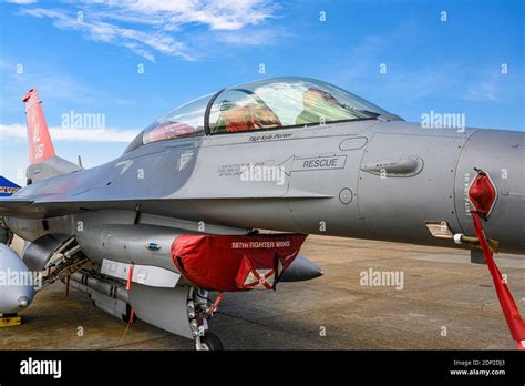 F 16 Fighting Falcon Of The 187th Fighter Wing Or Red Tails Of The