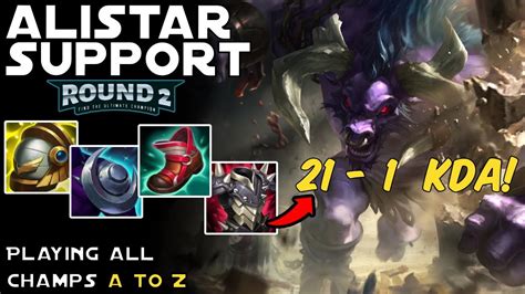 I See Why Alistar Support Is Played In Pro Play Its Just To Easy