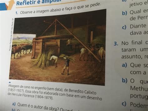 1 Observe a imagem a baixo e faça o que se pede A quem é o autor da