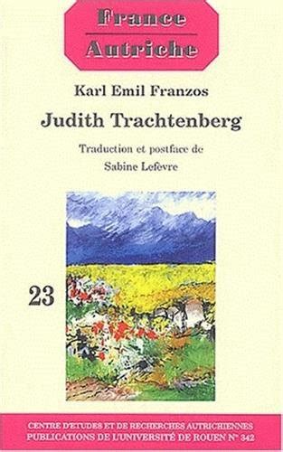 Judith Trachtenberg By Karl Emil Franzos Goodreads