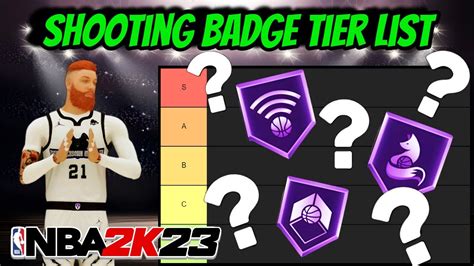 Nba K Best Shooting Badges Tier List Ranking Best Shooting