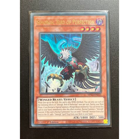 Thẻ bài Yugioh TCG UK MP23 EN016 Simorgh Bird of Perfection