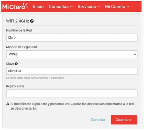 Cómo configurar mi WiFi desde Mi Claro Asistencia Claro Paraguay