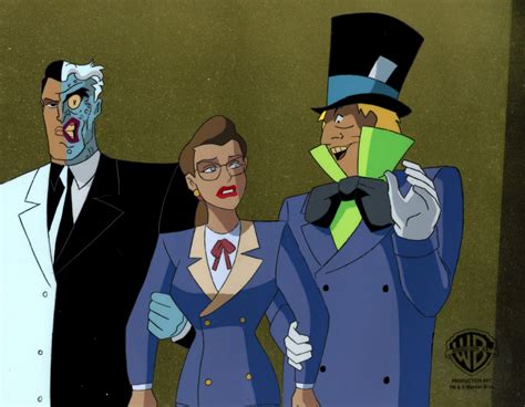 Batman The Animated Series Original Production Cel: Two-Face, Mad ...