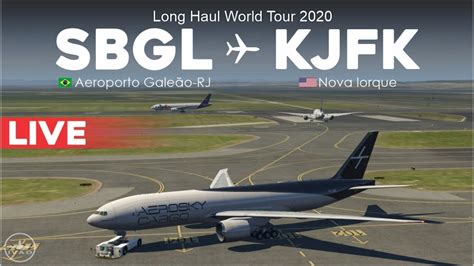 X Plane Long Haul Wt Decolagem Do Rio De Janeiro Sbgl Kjfk