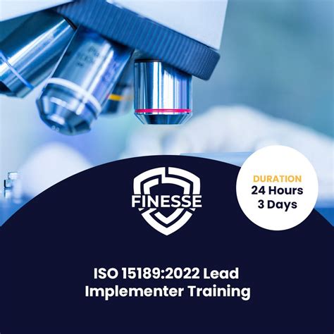 ISO 15189:2022 Lead Implementer Training - Finesse Consults