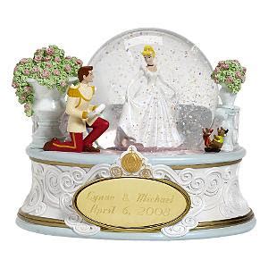 Disney Snowglobes Collectors Guide Cinderella Personalized Snowglobe