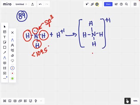 Solved Draw The Lewis Formula Of An Ammonium Ion Describe The Formation Of The Ammonium Ion